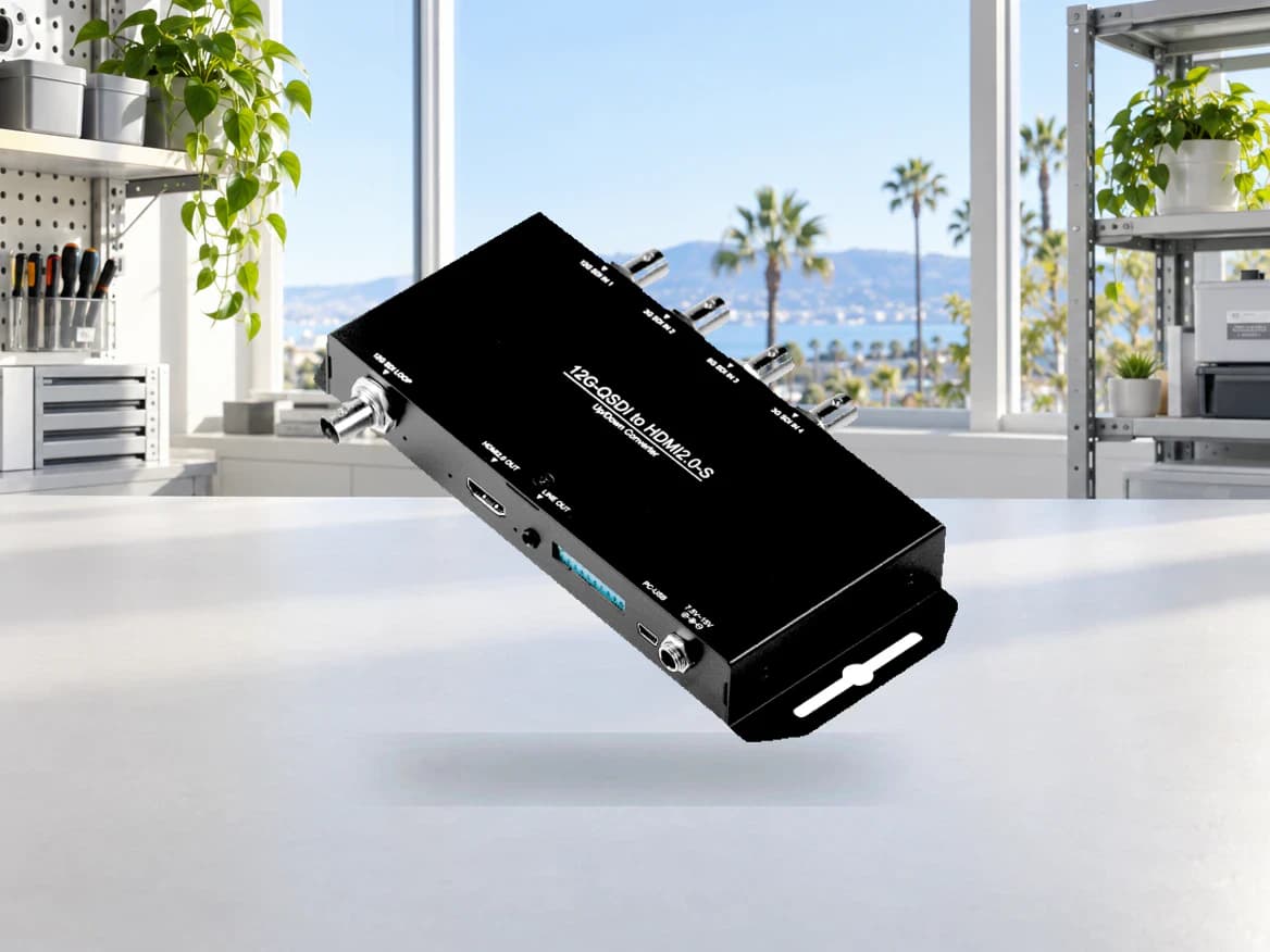 12G-QSDI to HDMI2.0-S